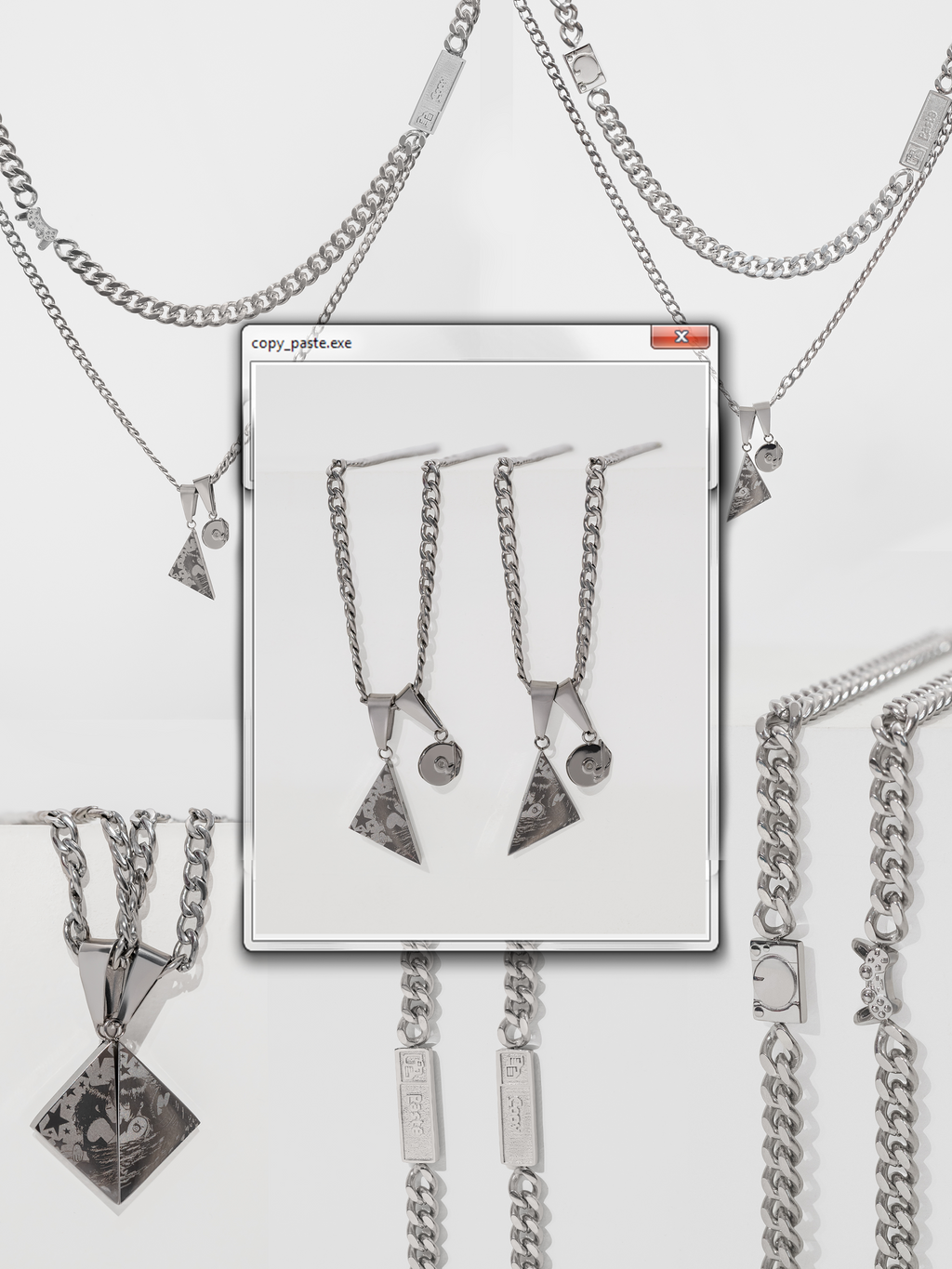 Matching Necklace Set: PS1 + Copy/Paste