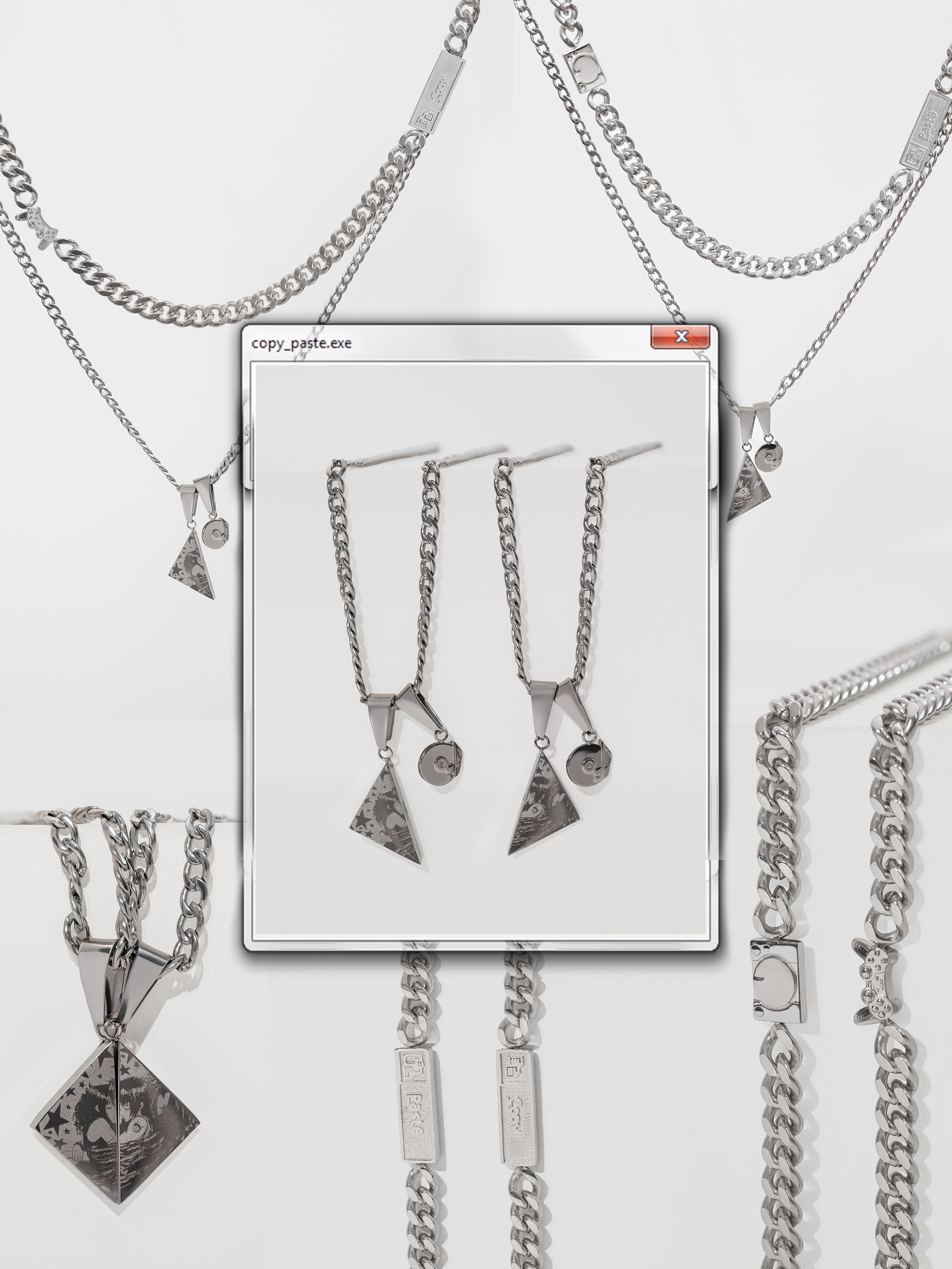 Matching Necklace Set: PS1 + Copy/Paste